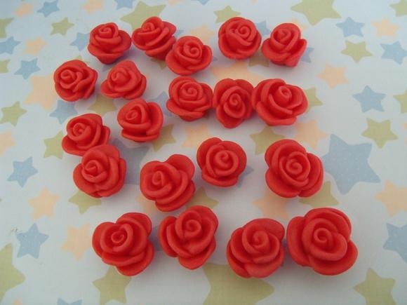 Mini Aplique Rosa de Biscuit