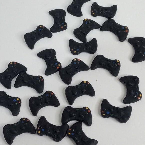 Mini Controle de Vídeo Game de Biscuit Lembrancinhas com Ímã