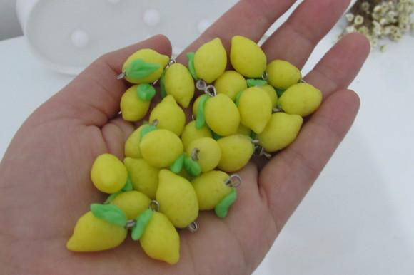 Mini Pingente Limão para Cozinha Lembrancinhas ou Convites