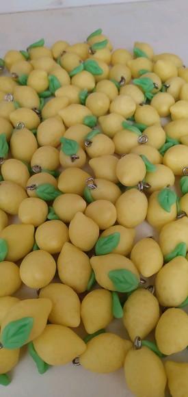 Mini Pingente Limão para Cozinha Lembrancinhas ou Convites