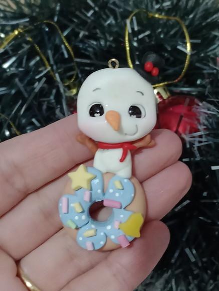 Pingente Natalino de Biscuit