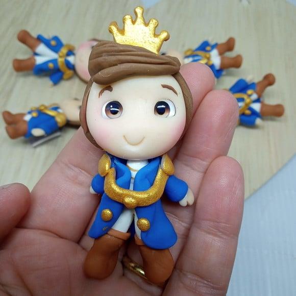 Ponteira de Lápis ou Aplique Príncipe de Biscuit
