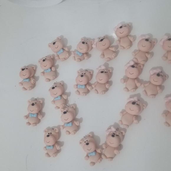 Pingente Ursinho Lembrancinha Chá Revelação