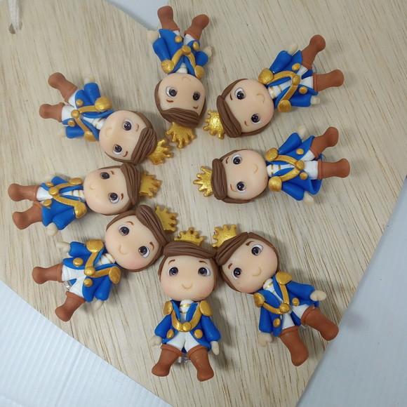Ponteira de Lápis ou Aplique Príncipe de Biscuit