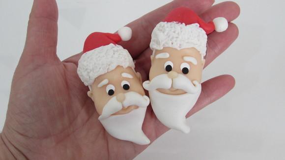 Porta Guardanapo de Natal Papai Noel de Biscuit