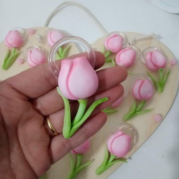 Porta Guardanapo Tulipa de Biscuit