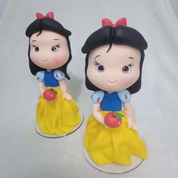 Princesas Decorativas para Festa Infantil Kit Cinco Peças