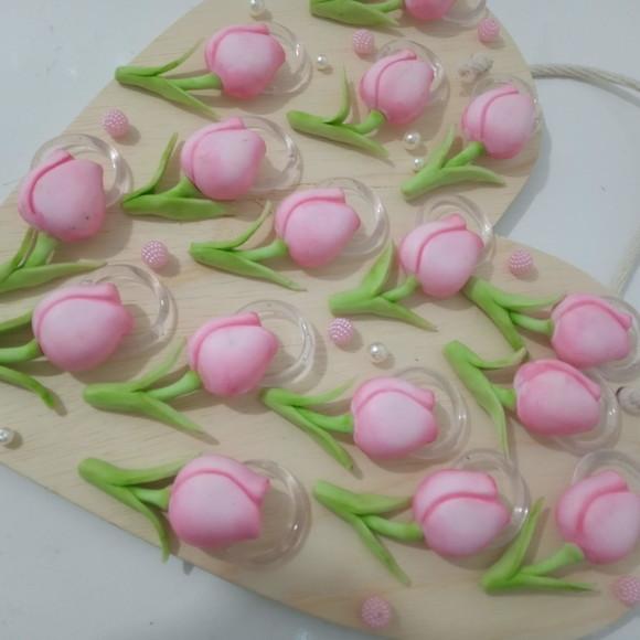 Porta Guardanapo Tulipa de Biscuit