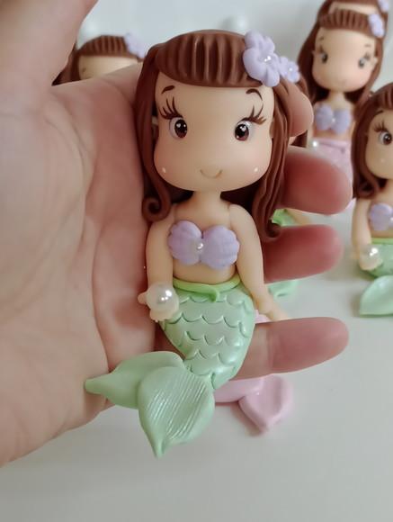 Sereia de Biscuit para Lembrancinhas