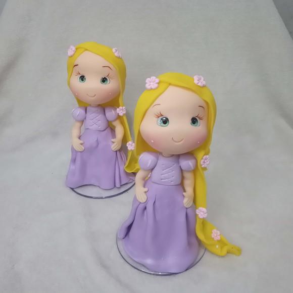 Princesas Decorativas para Festa Infantil Kit Cinco Peças