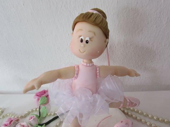 Topo de Bolo Bailarina