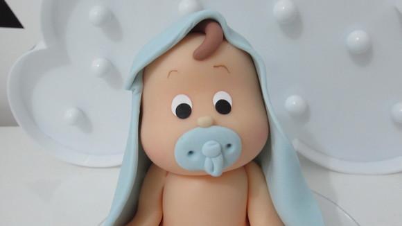 Topo de Bolo Bebê Peladinho