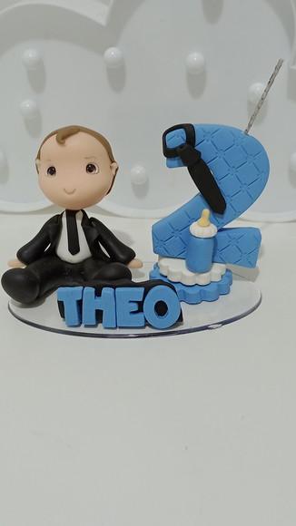 Topo de Bolo Chefinho de Biscuit com Nome