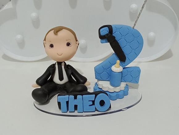 Topo de Bolo Chefinho de Biscuit com Nome