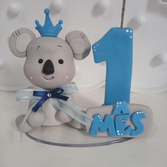 Topo de Bolo Coala para Mesversário