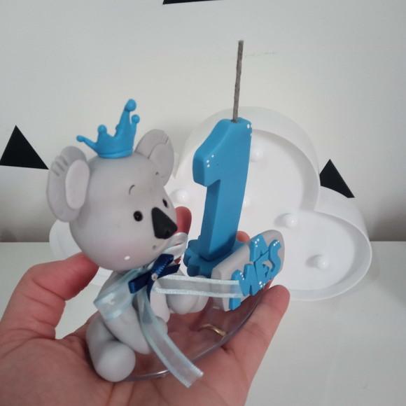 Topo de Bolo Coala para Mesversário