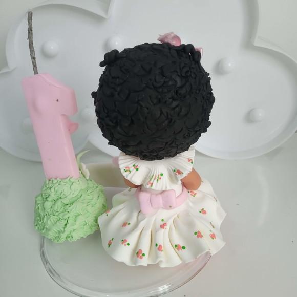 Topo de Bolo Jardim Encantado Menina