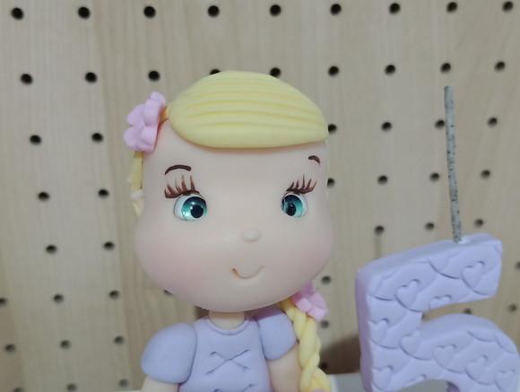 Topo de Bolo Princesa de Biscuit