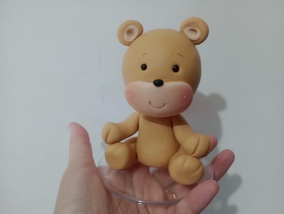 Topo de Bolo Ursinho para Chá de Bebê