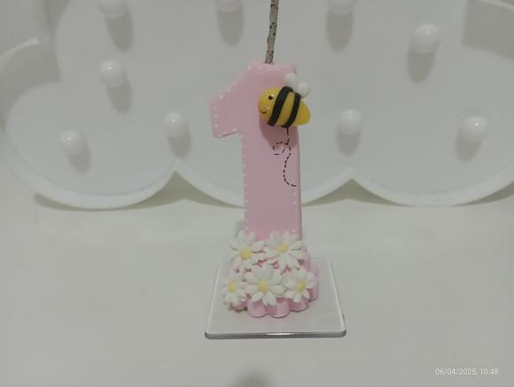 Vela Abelhinha de Biscuit