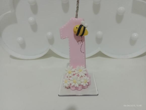 Vela Abelhinha de Biscuit