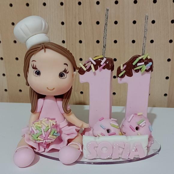 Vela Confeiteira Dois Dígitos e Nome