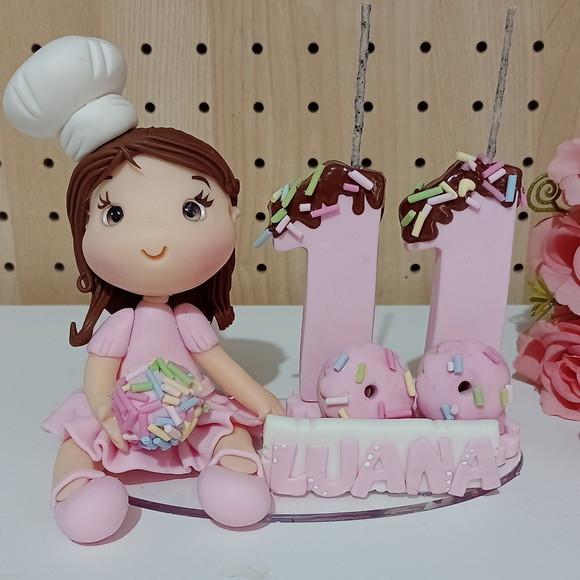 Vela Confeiteira Dois Dígitos e Nome