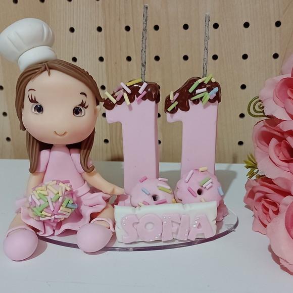 Vela Confeiteira Dois Dígitos e Nome