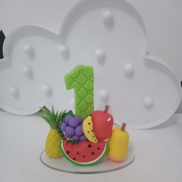 Vela Frutinhas de Biscuit
