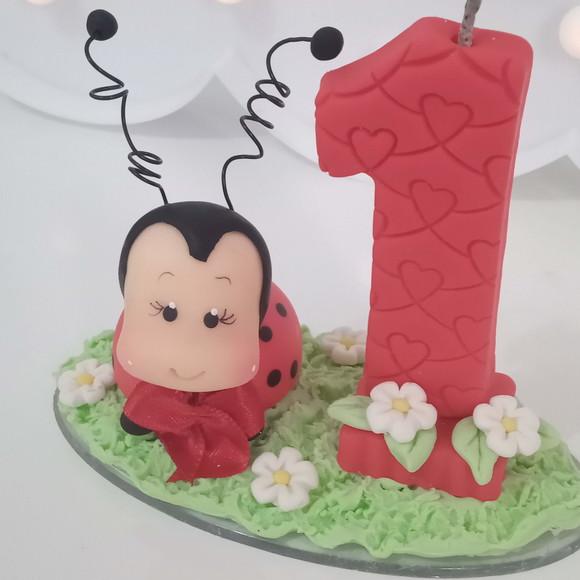 Vela Joaninha de Biscuit