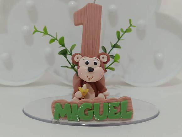 Vela Macaquinho de Biscuit