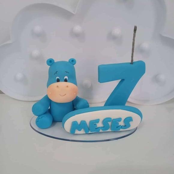 Vela Mesversário Hipopótamo Safari