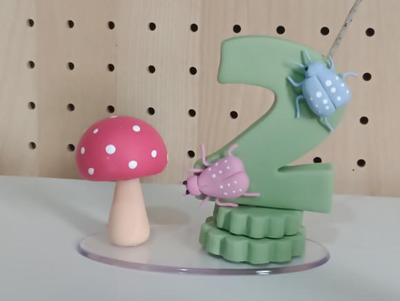 Vela Personalizada Jardim de Biscuit para Festa de Menino