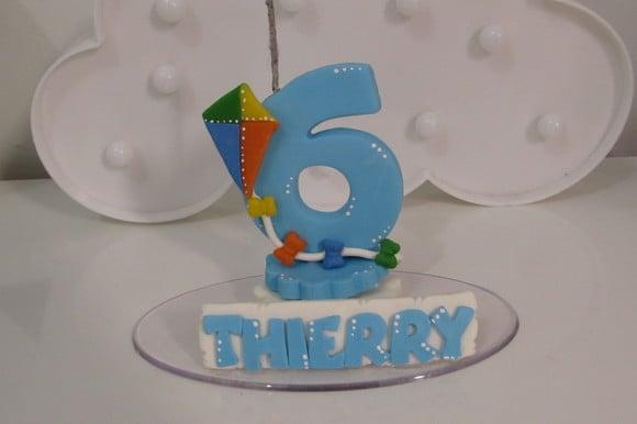 Vela Pipa de Biscuit para Aniversário Infantil