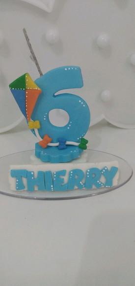 Vela Pipa de Biscuit para Aniversário Infantil
