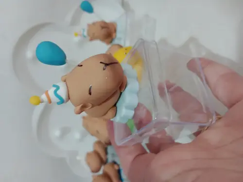 Lembrancinha Capivara de Biscuit Caixinha Acrílica