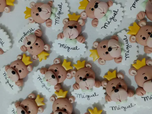Lembrancinha de Chá de Bebê ou Maternidade Ursinho com Ímã de