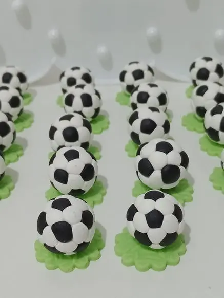 Aplique Bola de Biscuit para Lembrancinhas