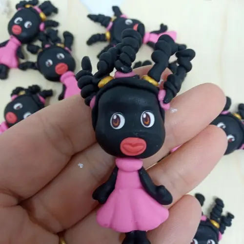 Aplique Boneca de Biscuit para Lembrancinhas