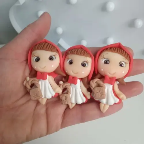 Aplique Chapéuzinho Vermelho para Lembrancinhas