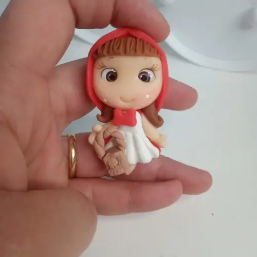 Aplique Chapéuzinho Vermelho para Lembrancinhas