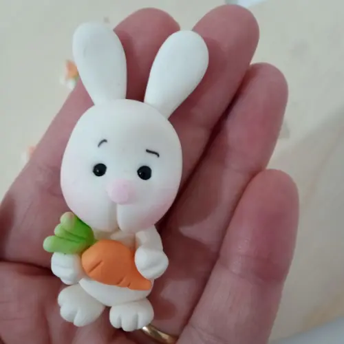 Aplique Coelhinho para Lembrancinhas de Páscoa com Dez