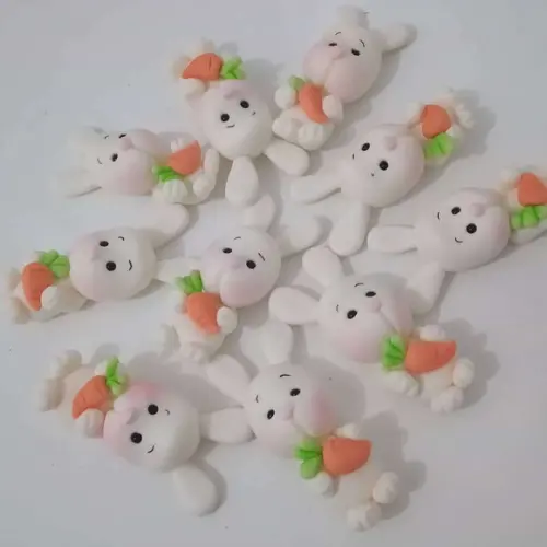 Aplique Coelhinho para Lembrancinhas de Páscoa com Dez