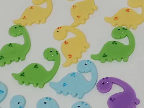 Aplique Dinossauro de Biscuit para Lembrancinhas