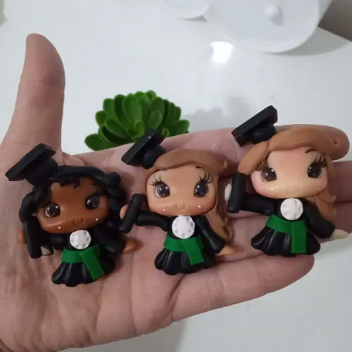 Aplique Formatura de Biscuit para Lembrancinhas