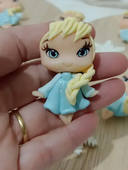 Aplique Frozen de Biscuit para Lembrancinhas