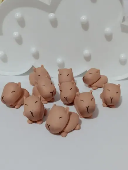 Aplique Mini Capivara de Biscuit