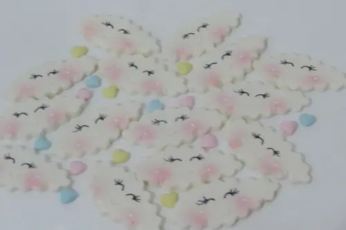 Aplique Nuvem de Biscuit para Lembrancinhas
