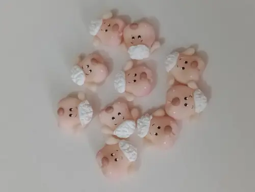 Aplique Ovelha de Biscuit para Lembrancinhas com Dez