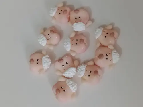 Aplique Ovelha de Biscuit para Lembrancinhas com Dez